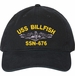 USS Billfish SSN-676 with Dolphins Unstructured Dad Cap