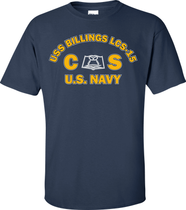 USS BILLINGS LCS-15 Rate CS Culinary Specialist T-Shirt