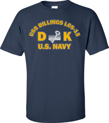 USS BILLINGS LCS-15 Rate DK Disbursing Clerk T-Shirt