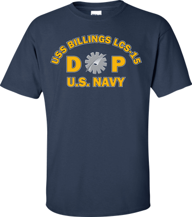 USS BILLINGS LCS-15 Rate DP Data Processing Technician T-Shirt
