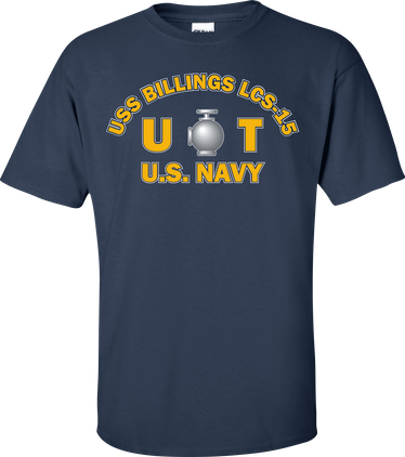 USS BILLINGS LCS-15 Rate UT Utilitiesman T-Shirt