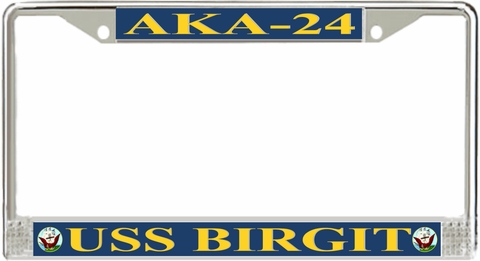 USS Birgit AKA-24 License Plate Frame