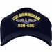 USS Birmingham SSN 695 (Blue Water Silver Dolphins) Emblematic Cap