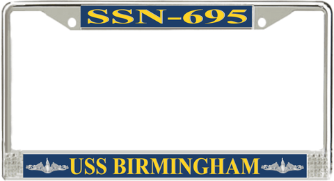 USS Birmingham SSN-695 License Plate Frame