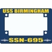 USS Birmingham SSN-695 Motorcycle Frame