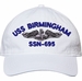 USS Birmingham SSN-695 with Dolphins Unstructured Dad Cap