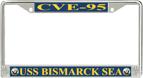 USS Bismarck Sea CVE-95 License Plate Frame