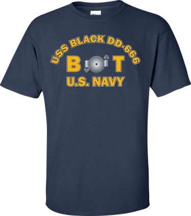 USS BLACK DD-666 Rate BT Boiler Technician T-Shirt