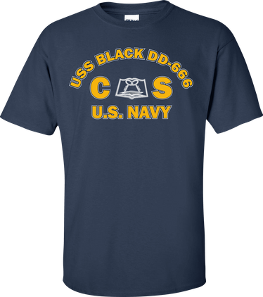 USS BLACK DD-666 Rate CS Culinary Specialist T-Shirt
