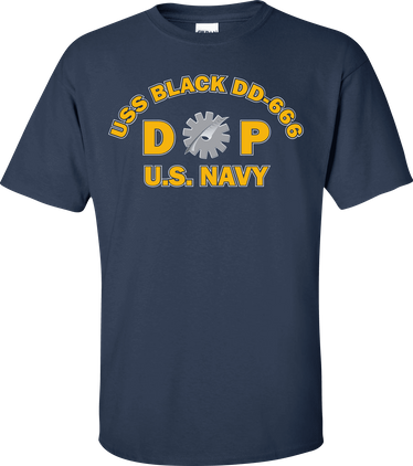 USS BLACK DD-666 Rate DP Data Processing Technician T-Shirt