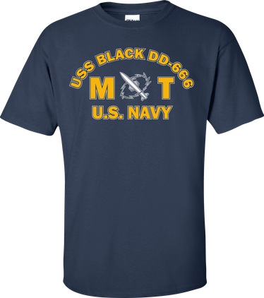 USS BLACK DD-666 Rate MT Missile Technician T-Shirt