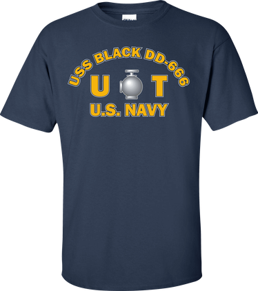 USS BLACK DD-666 Rate UT Utilitiesman T-Shirt