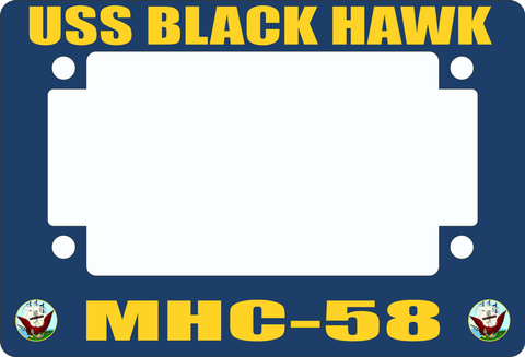 USS Black Hawk MHC-58 Motorcycle Frame