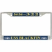 USS Blackfin SS-322 License Plate Frame