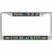 USS Blackfin SS-322 License Plate Frame