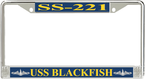 USS Blackfish SS-221 License Plate Frame