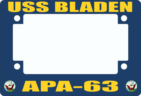 USS Bladen APA-63 Motorcycle Frame