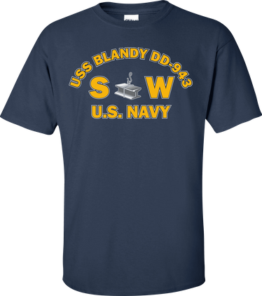 USS BLANDY DD-943 Rate SW Steelworker T-Shirt