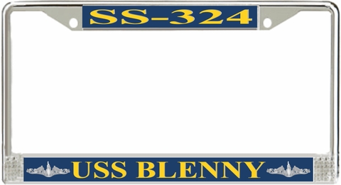 USS Blenny SS-324 License Plate Frame