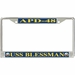 USS Blessman APD-48 License Plate Frame