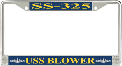 USS Blower SS-325 License Plate Frame