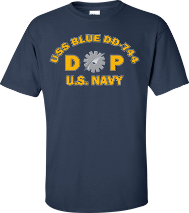 USS BLUE DD-744 Rate DP Data Processing Technician T-Shirt