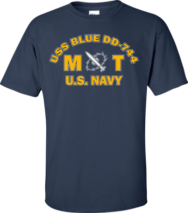 USS BLUE DD-744 Rate MT Missile Technician T-Shirt