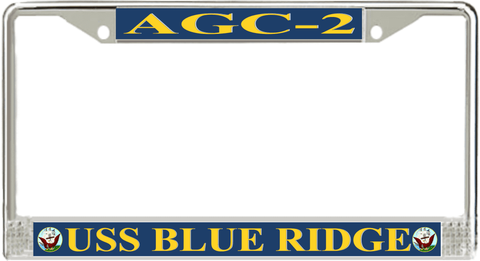USS Blue Ridge AGC-2 License Plate Frame