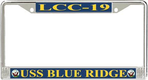 USS Blue Ridge LCC-19 License Plate frame