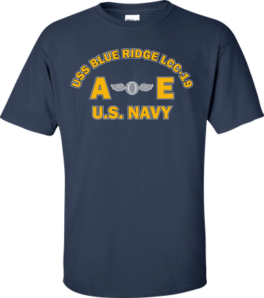 USS BLUE RIDGE LCC-19 Rate AE Aviation Electricians Mate T-Shirt