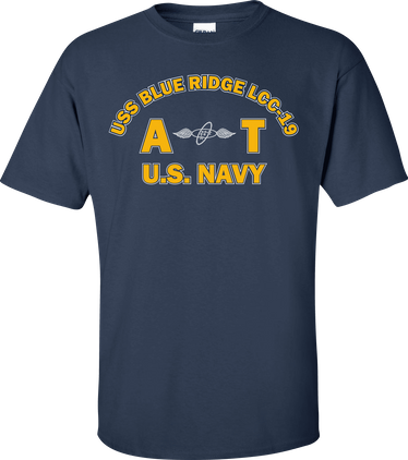 USS BLUE RIDGE LCC-19 Rate AT Aviation Electronics Technician T-Shirt