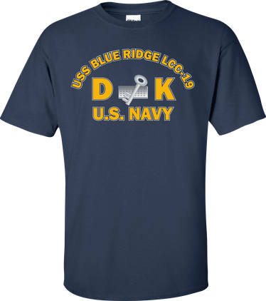 USS BLUE RIDGE LCC-19 Rate DK Disbursing Clerk T-Shirt