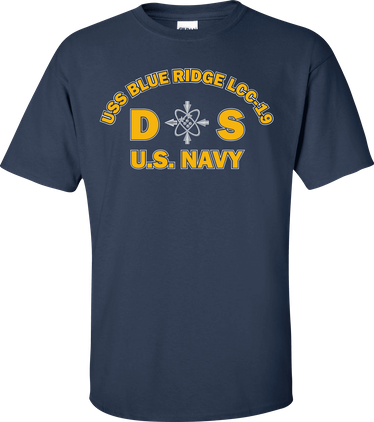 USS BLUE RIDGE LCC-19 Rate DS Data Systems Technician T-Shirt