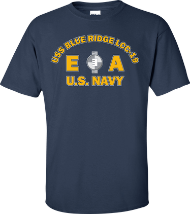 USS BLUE RIDGE LCC-19 Rate EA Engineering Aide T-Shirt