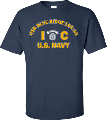 USS BLUE RIDGE LCC-19 Rate IC Interior Communications Electrician T-Shirt