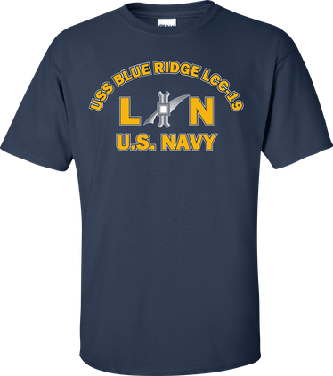 USS BLUE RIDGE LCC-19 Rate LN Legalman T-Shirt