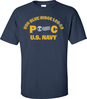 USS BLUE RIDGE LCC-19 Rate PC Postal Clerk T-Shirt