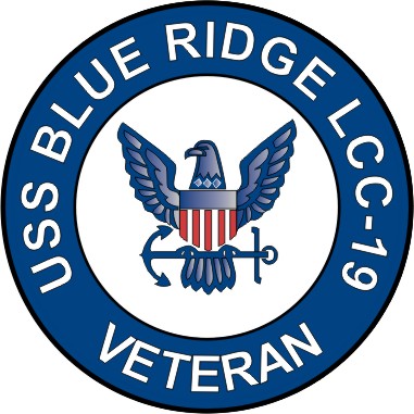 USS Blue Ridge LCC-19 Veteran Decal Sticker