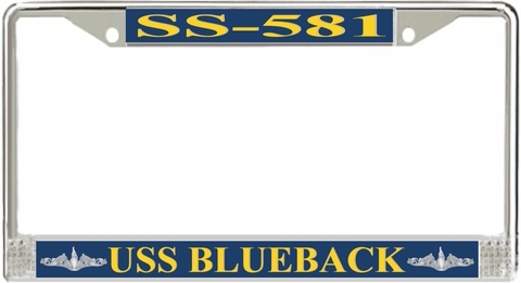 USS Blueback SS-581 License Plate Frame