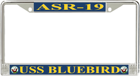 USS Bluebird ASR-19 License Plate Frame