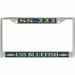 USS Bluefish SS-222 License Plate Frame