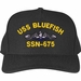 USS Bluefish SSN-675 with Blue Water Dolphins Custom Embroidered Cap