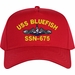 USS Bluefish SSN-675 with Blue Water Dolphins Custom Embroidered Cap