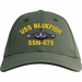 USS Bluefish SSN-675 with Blue Water Dolphins Custom Embroidered Cap
