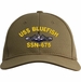 USS Bluefish SSN-675 with Blue Water Dolphins Custom Embroidered Cap