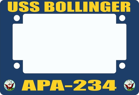 USS Bollinger APA-234 Motorcycle Frame