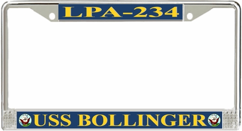 USS Bollinger LPA-234 License Plate frame