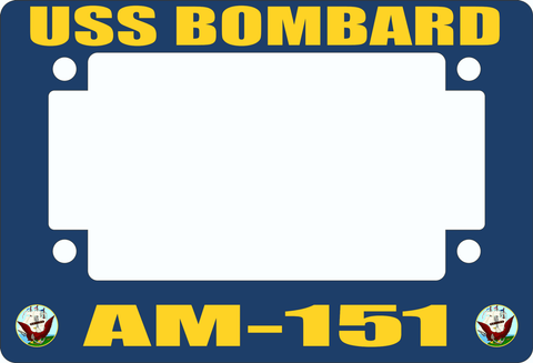 USS Bombard AM-151 Motorcycle Frame