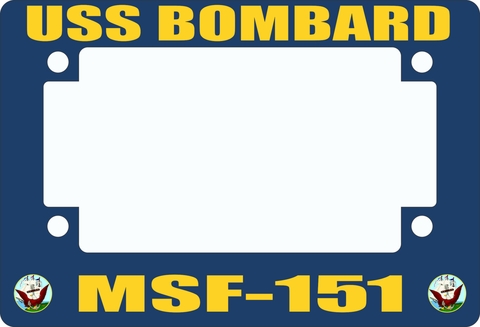 USS Bombard MSF-151 Motorcycle Frame