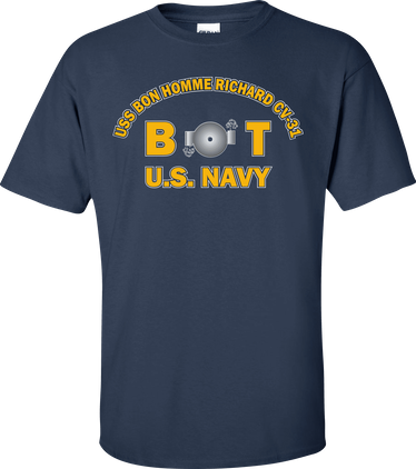 USS BON HOMME RICHARD CV-31 Rate BT Boiler Technician T-Shirt